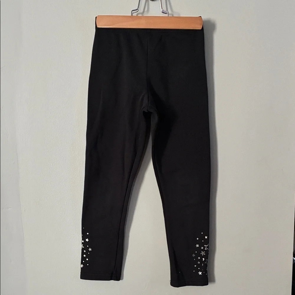 Carter's Black Fleece Leggings Set Sz 6/6X